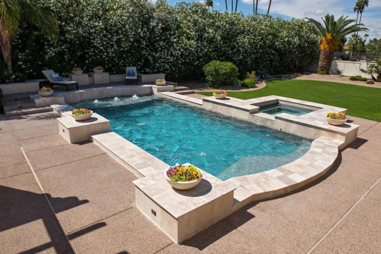 Luxury Pool with Vivid Shores finish
