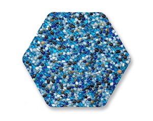 Aqua Falls PebbleBrilliance — texture swatch