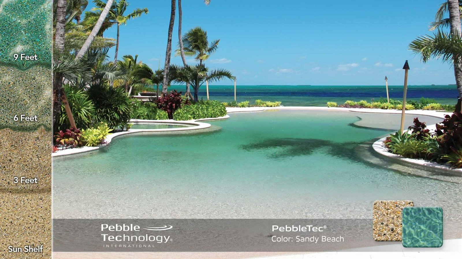 Luxury Pool with Sandy Beach finish
